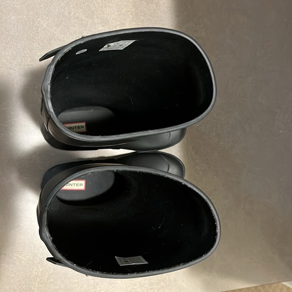 Hunter Tall Black Rubber Boots - Picture 14 of 15